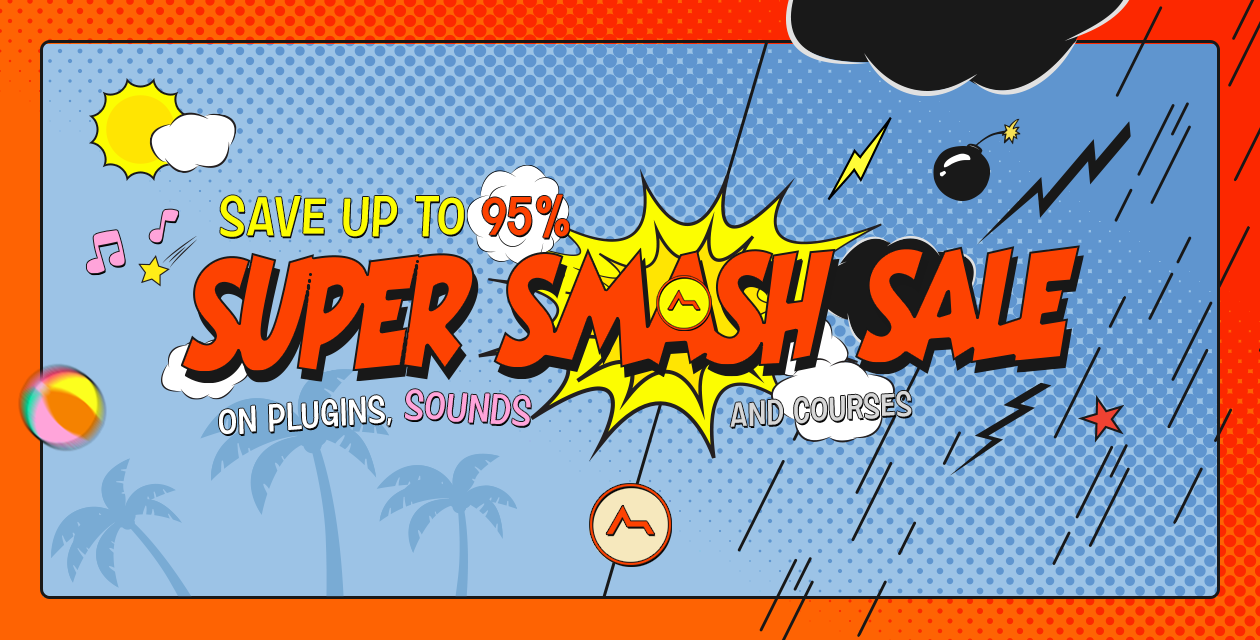 Save up to 95% on Sounds, Courses & Plugins - ADSR Super Smash Sale
